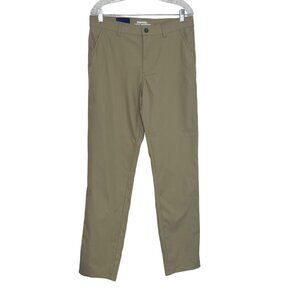 32 Degrees Golf Pants Stretch Performance Khaki 32 x 34 Tan Activewear New